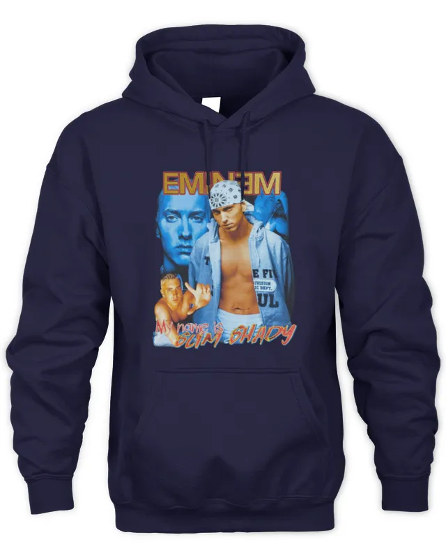 Hoodie Official Eminem My Name Is Slim Shady Photo Tee