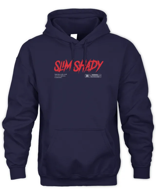 Hoodie Eminem Merchandise Limited Edition Shady Rated R 