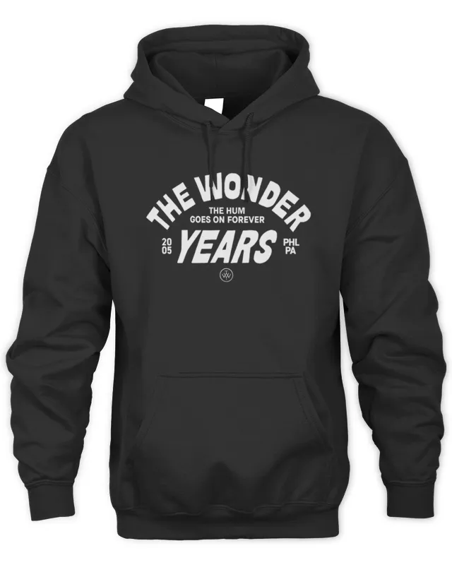 Hoodie The Wonder Years The Hum Goes On Forever Official Clothing