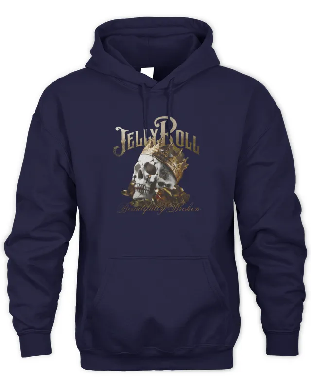 Hoodie Jelly Roll Merch Beautifully Broken 