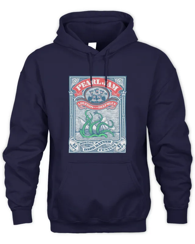 Hoodie Pearl Jam Merch Sept 15-17, For Boston, MA Art By Ames Bros Poster Tee