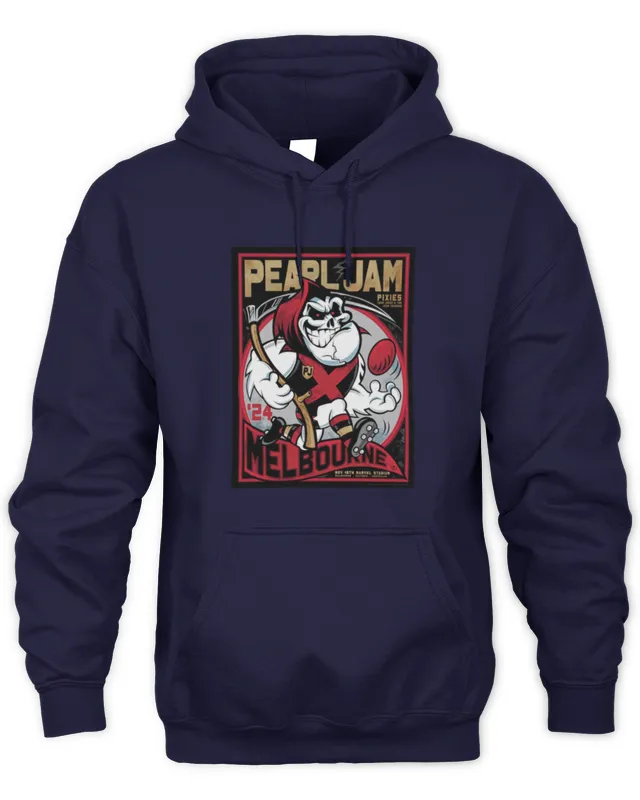 Hoodie Pearl Jam Marvel-Stadium Australia Nov 18th Dark Matter Tour At Melbourne Poster Tee