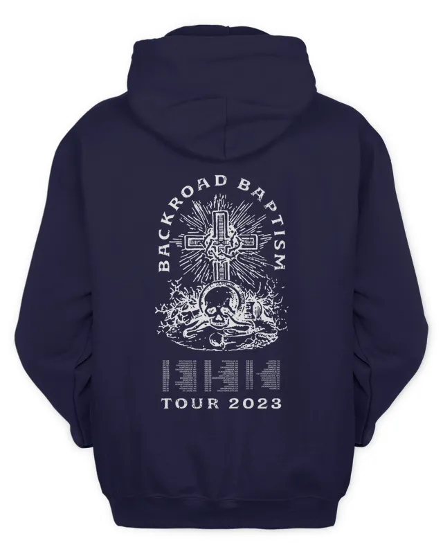 Hoodie Jelly Roll Merch Unisex Backroad Baptism Tour Tee