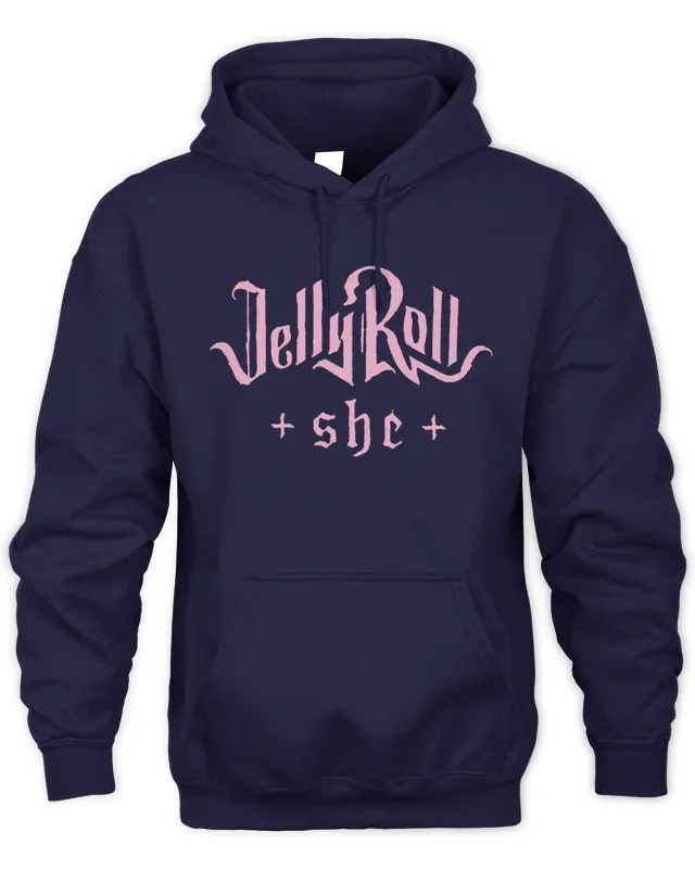 Hoodie Jelly Roll Store Merch Music Women'S Pink Skull 