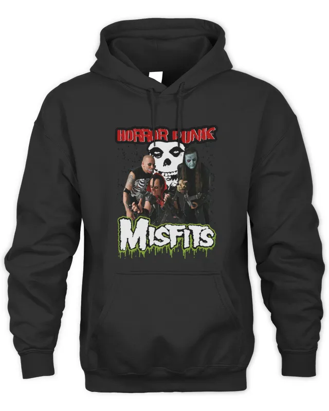 Hoodie Misfits Horror Punk Red Version Tee s
