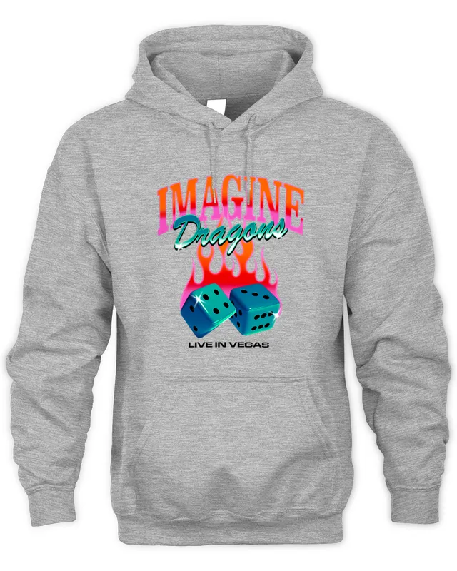 Hoodie Imagine Dragons Live In Vegas Tee White