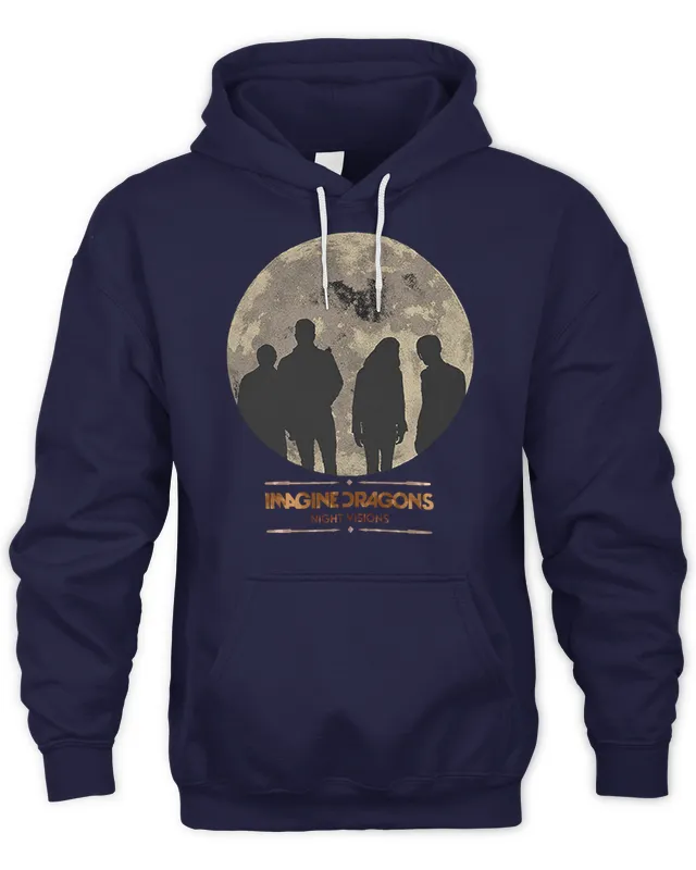 Hoodie Imagine Dragons Merch Night Visions Throwback Tour 