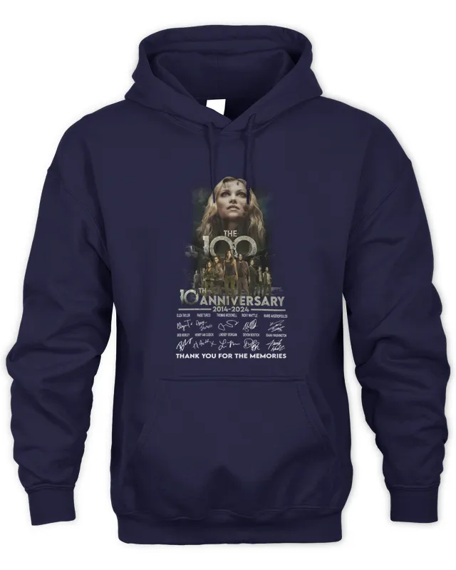 Hoodie The 100 10th Anniversary 2014- Thank You For The Memories Tee 