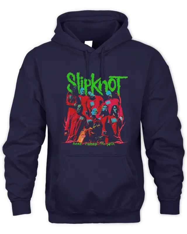 Hoodie Slipknot 25Th Anniversary Here Comes The Pain Photo Clothing