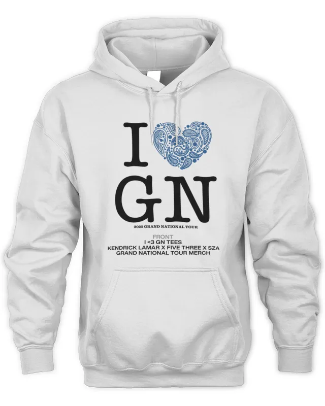 Kendrick Lamar And Sza Merch I Love GN Hoodie