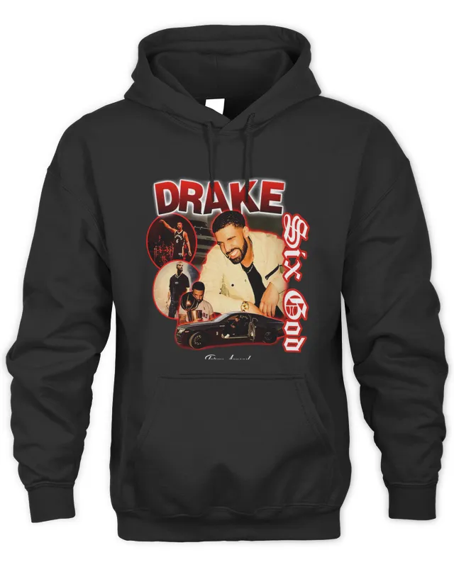 Trizzy Apparel Drake Six God Graphic Hoodie