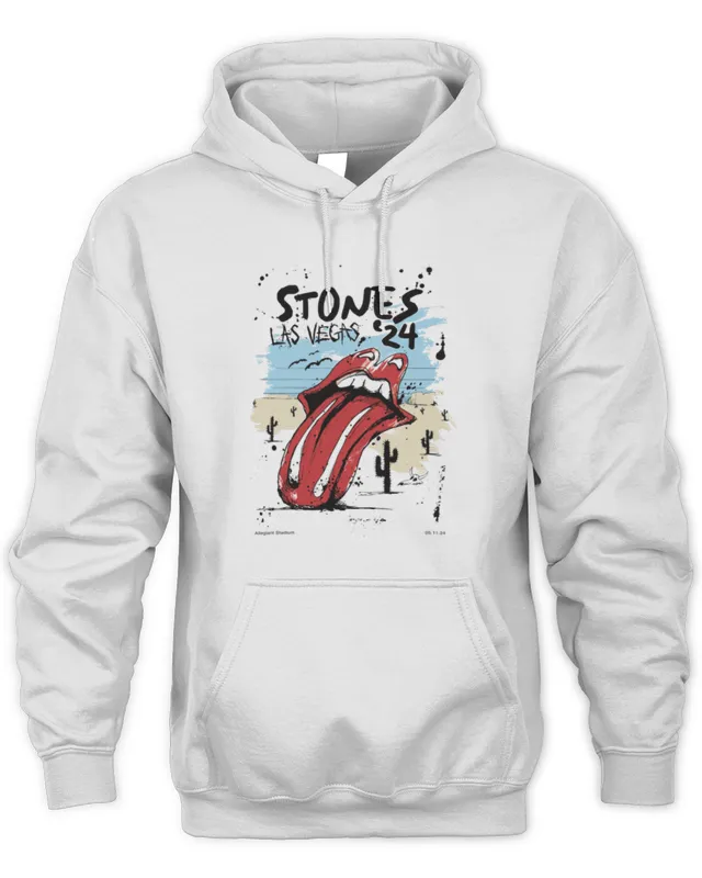 New The Rolling Stones Merch Hackney Diamonds Tour Las Vegas, Nv Hoodie