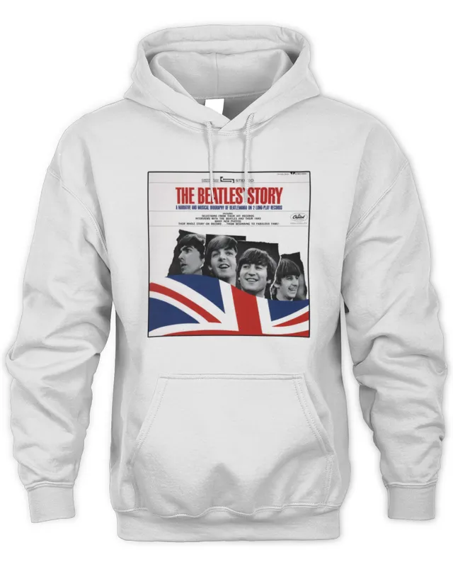 New The Beatles Official Store The Beatles’ Story Album Cover Hoodie