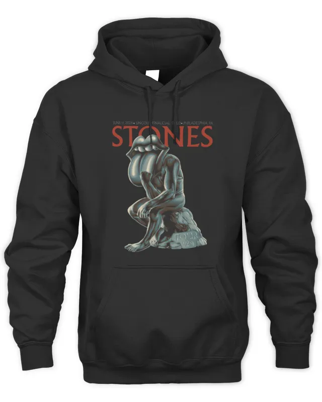 New The Rolling Stones Merch Store Philadelphia, Pa Hoodie