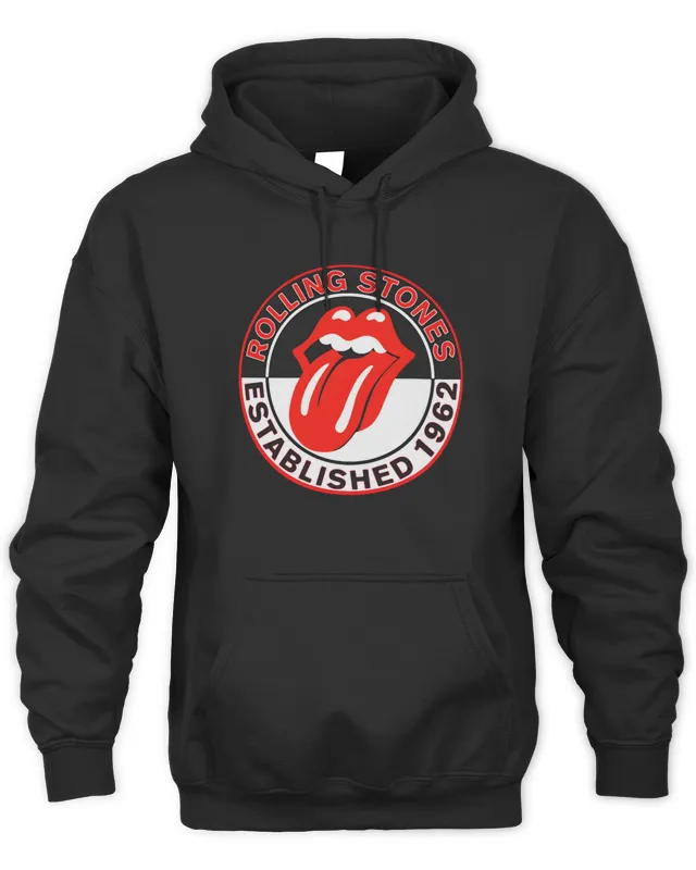 New The Rolling Stones Merch Established 1962 Hoodie