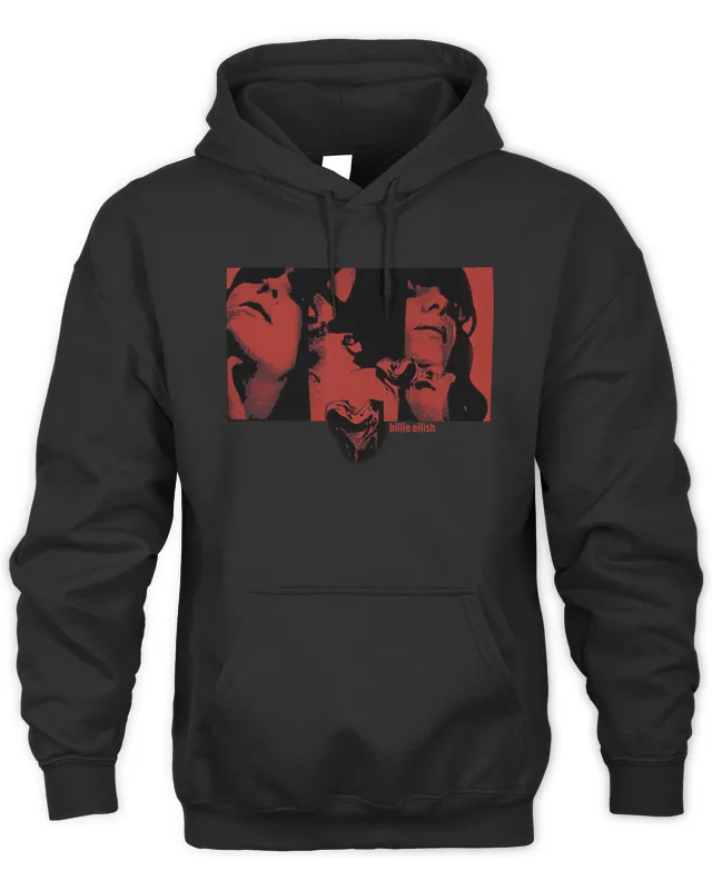 Billie Eilish Merch Heartbeat Black Hoodie Hoodie