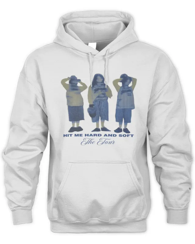 Billie Eilish Tour Merch The Tour Hit Me Hard and Soft Trio Hoodie Hoodie