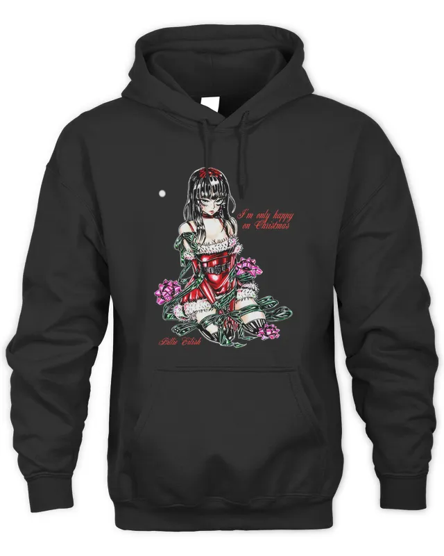 Billie Eilish Holiday Merch Tied Up Hoodie Hoodie