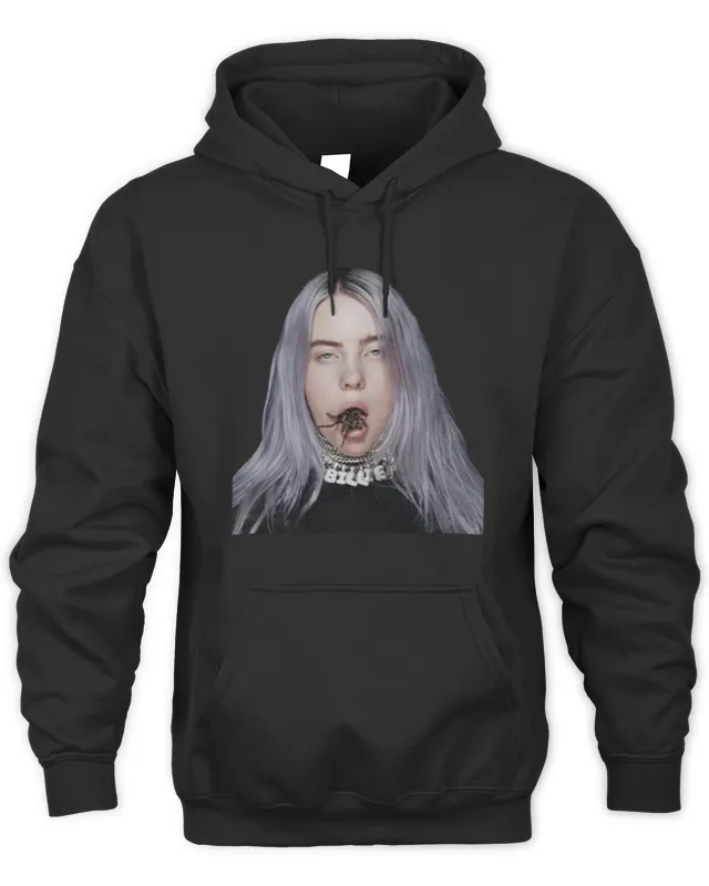 Billie Eilish Tarantula Mouth Hoodie