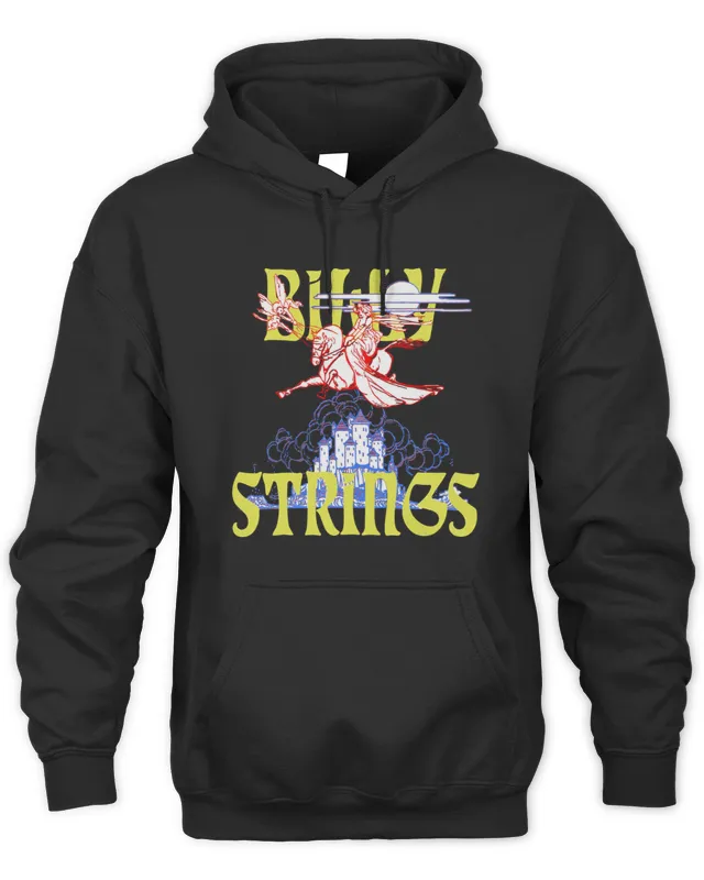 Official Billy Strings Merch Store Fall Tour Green Flying Horse Hoodie