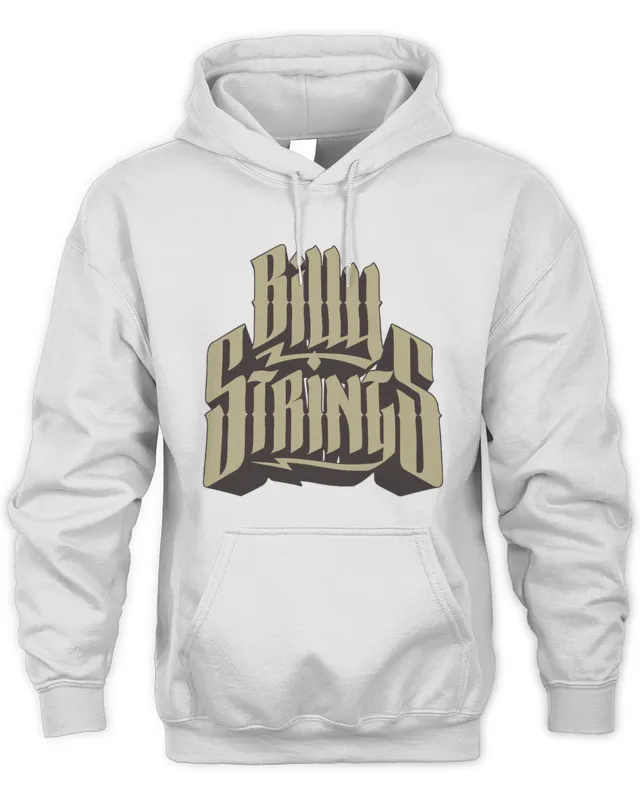 Billy Strings Winter 2025 Merch 3D Logo Hoodie