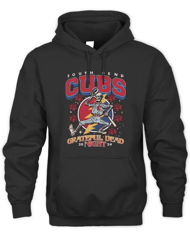 Milb South Bend Cubs Grateful Dead Hoodie