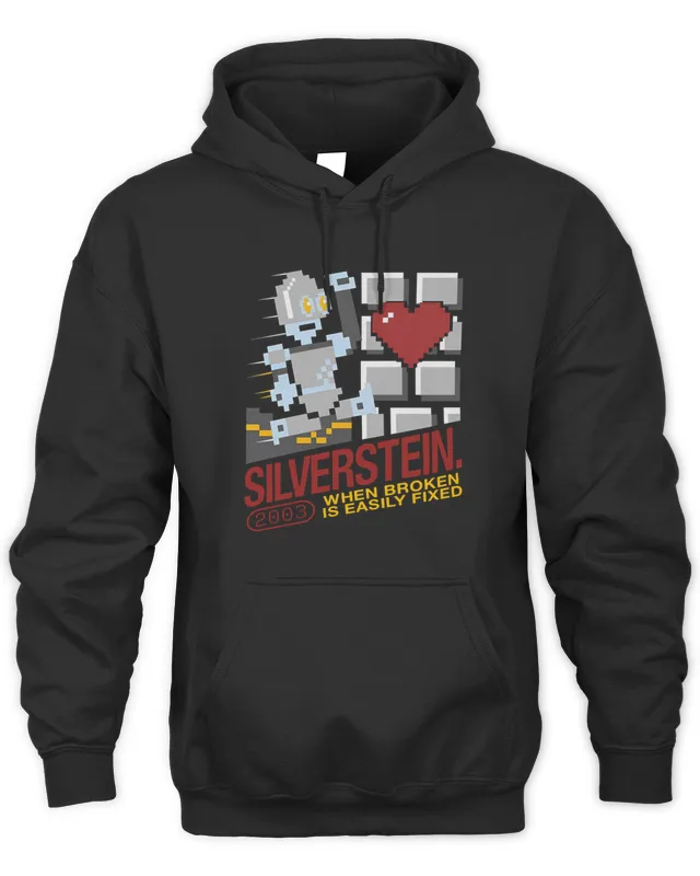 Silverstein Merch Silverstein Video Game Hoodie