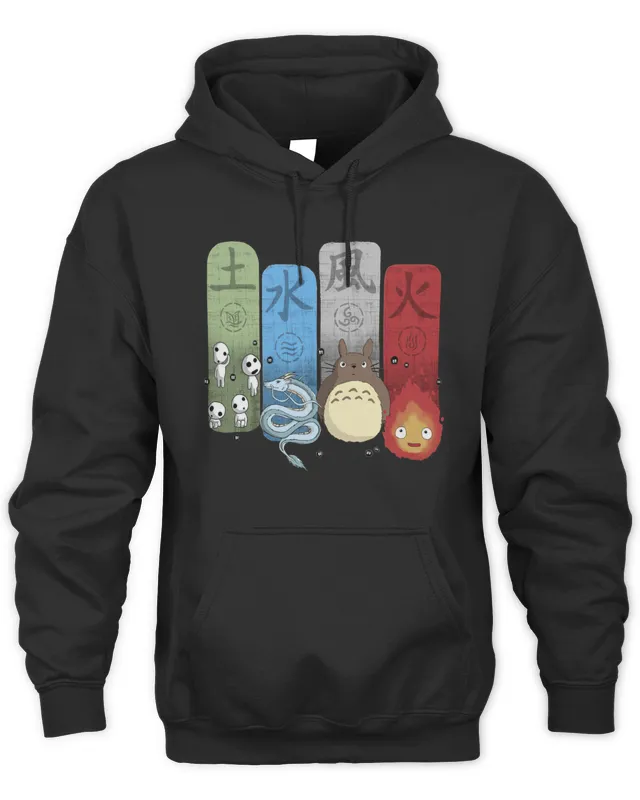 Studio Ghibli Merch Ghibli Elemental Hoodie
