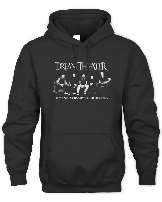 Dream Theater Merch Store 40th Anniversary Tour 2024 -2025 Hoodie