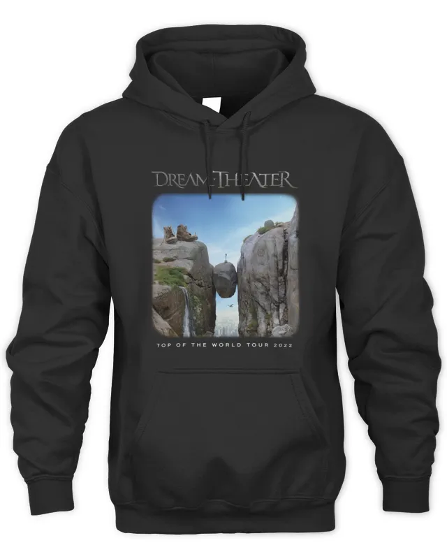 New Dream Theater Official Store The Top Of The World US Tour Hoodie Hoodie