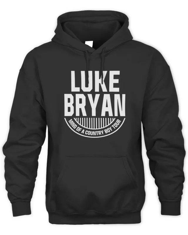 Luke Bryan Merch Store Mind Of A Country Boy Tour Logo Hoodie