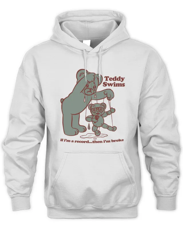 Teddy Swims Official Store Broken Record Hoodie