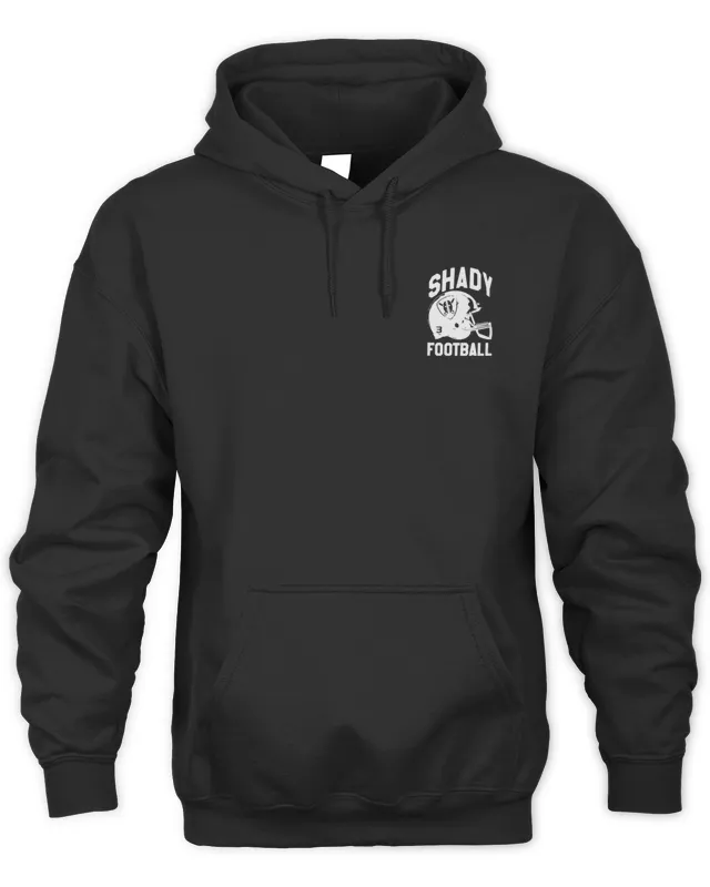 Eminem Merch Shady Football Hoodie Hoodie