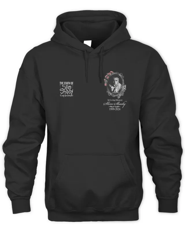 New Official Eminem Shop Merch TDOSS In Loving Memory Graphic Hoodie