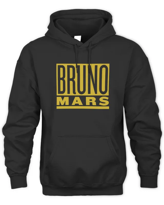 Bruno Mars Merch Bruno Block Hoodie