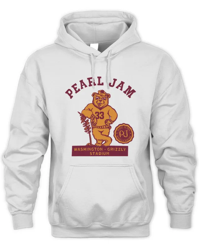 New Pearl Jam Missoula Merch Tour Mascot Hoodie