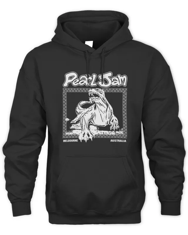 New Pearl Jam World Tour Merch Melbourne Au Bunyip Hoodie