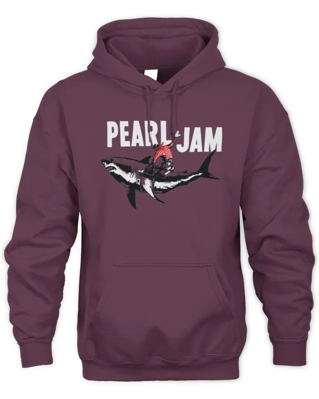 Pearl Jam Store Pearl Jam Shark Cowboy Hoodie