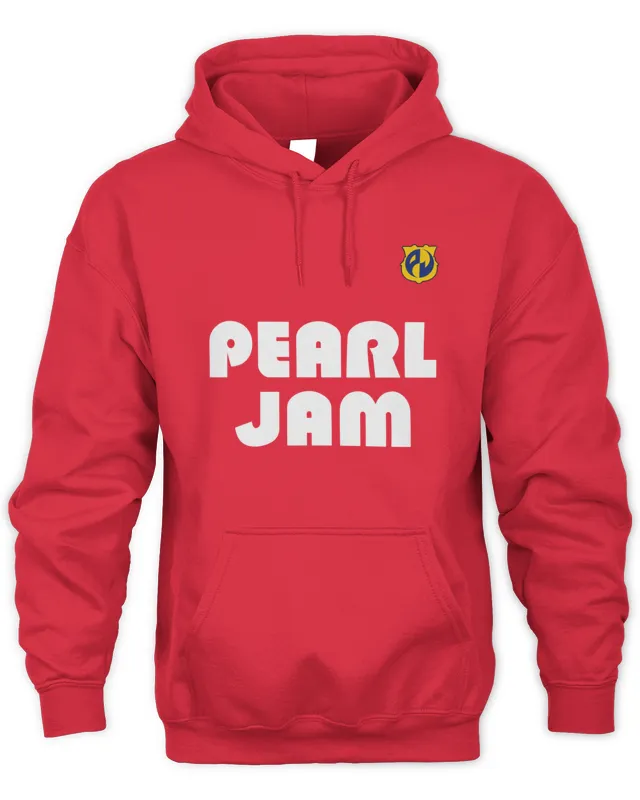 New Pearl Jam Merch Pearl Jam Barcelona #33 Even Hoodie