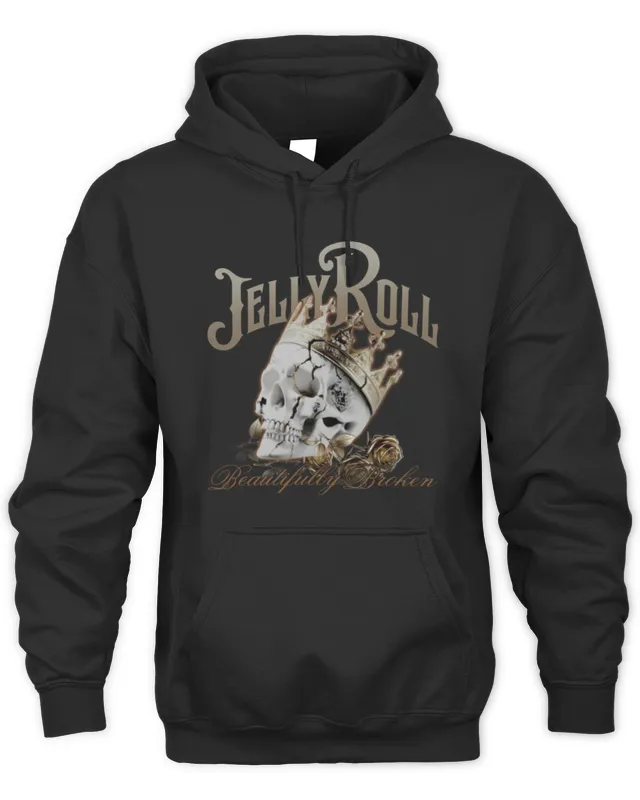 Jelly Roll Merch Beautifully Broken Hoodie Hoodie