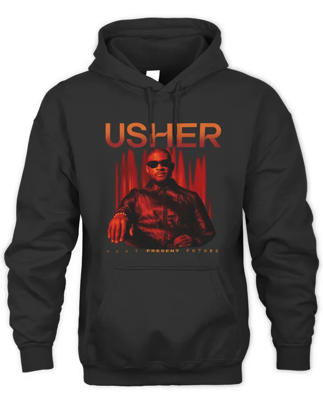 Shop Usher Merch Usher Past Present Future Tour Hoodie