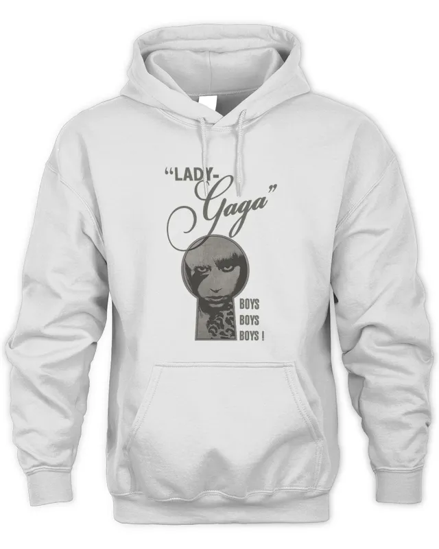 Lady Gaga Merch Keyhole Boys Hoodie