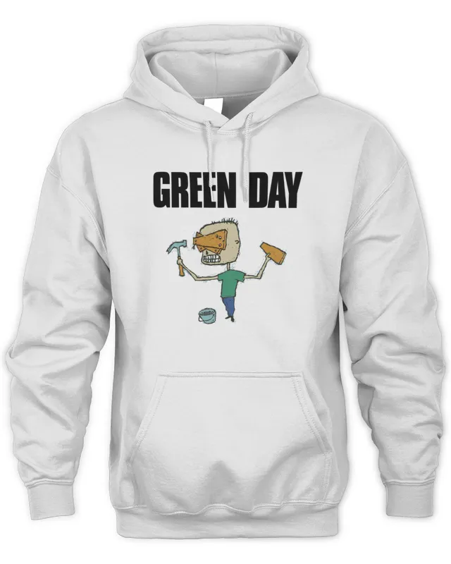 Green Day Merchandise Nimrod Blindfold Hoodie Hoodie