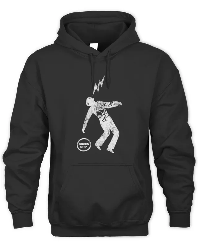 New Green Day Store Vintage Warning Hoodie