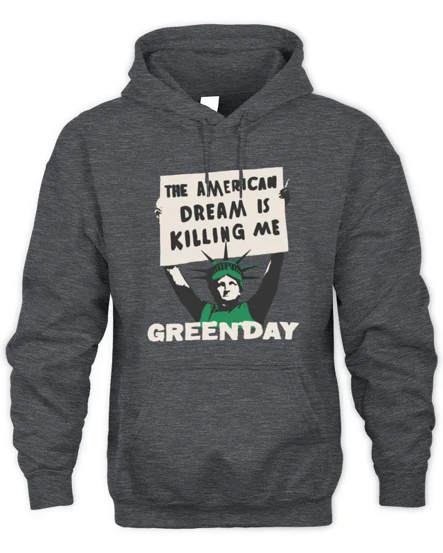 Green Day Store Merch Liberty Protes Hoodie