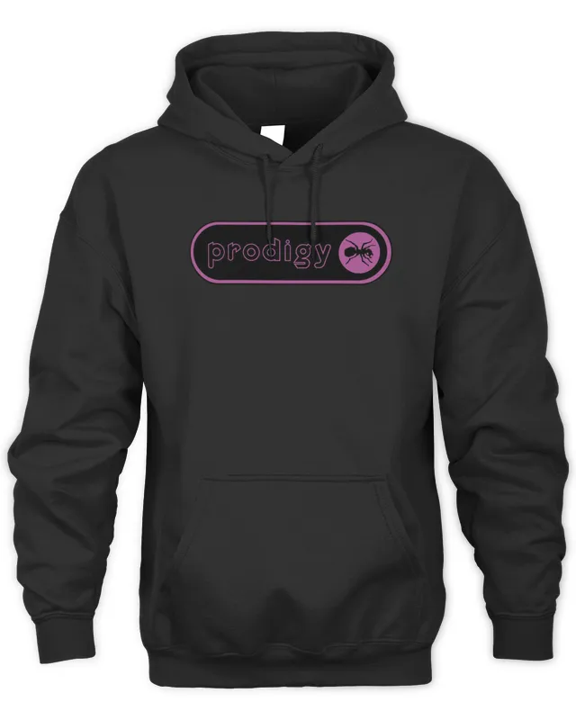The Prodigy Merch Pink Lozenge Logo Hoodie