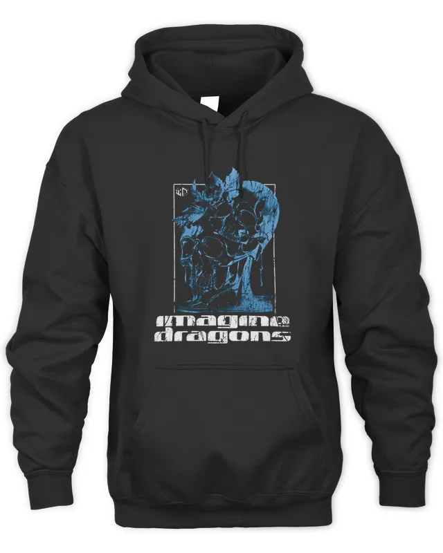 New Imagine Dragons Merch Melting Skull Hoodie Hoodie