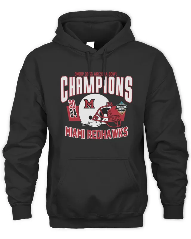 New Miami Redhawks Snoop Dogg Arizona Bowl Champions Hoodie