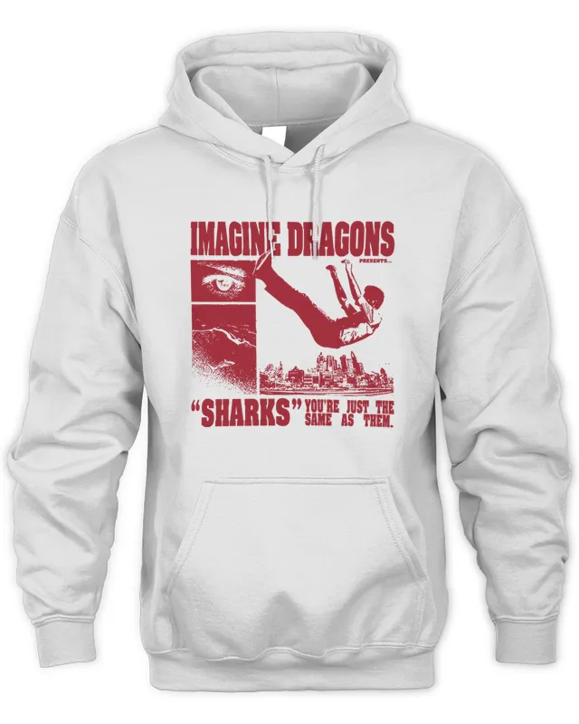 New Imagine Dragons Merch Sharks Hoodie