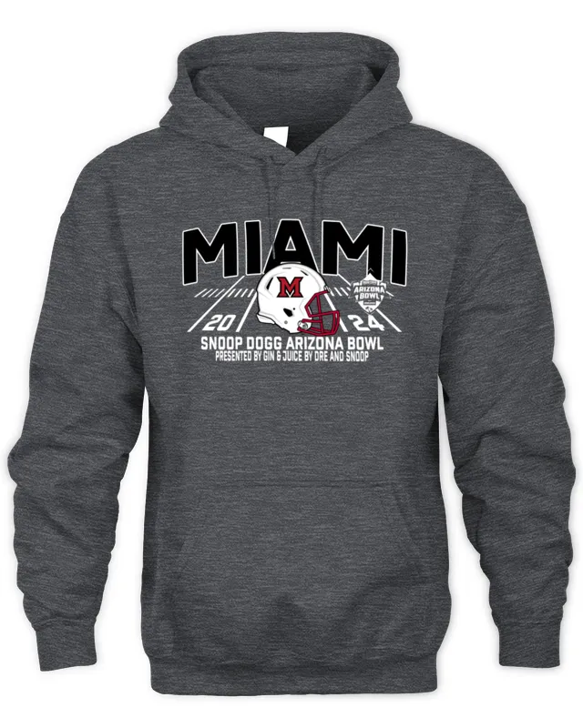 New Official Miami RedHawks Snoop Dogg Arizona Bowl Bound Hoodie